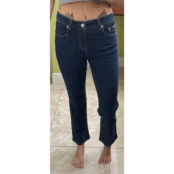 Tommy jeans vintage size 3 dark denim ankle 28 jeans y2k - Picture 3 of 7